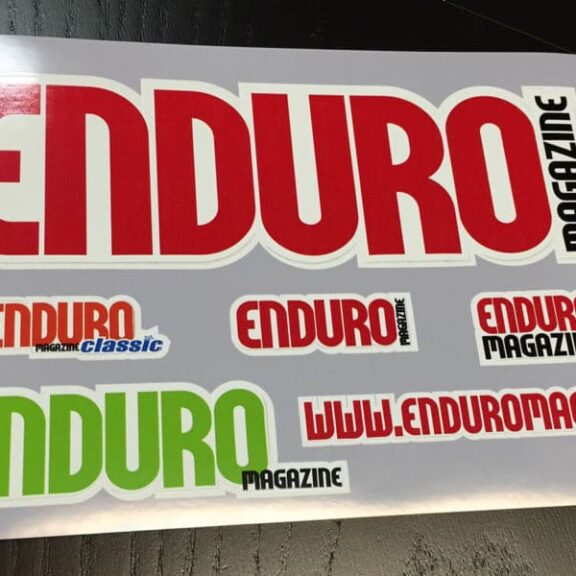 sticker enduro magazine