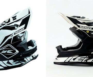 Casque Cross Kenny Performance Noir Blanc