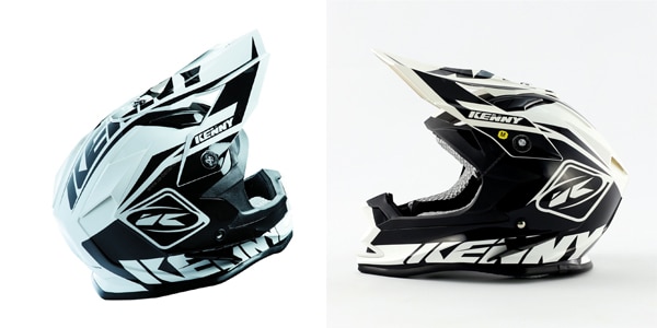 Casque Cross Kenny Performance Noir Blanc