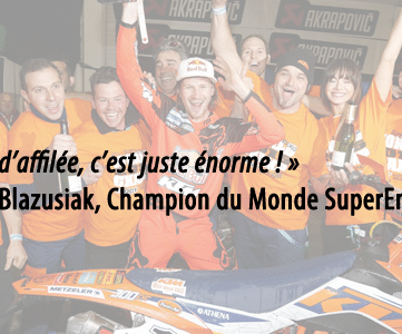 Taddy Blazusiak Champion du Monde SuperEnduro pour la 6e fois