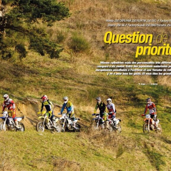 comparatif enduro 250