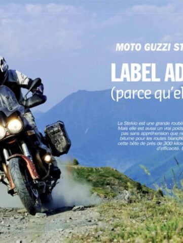 Essai Moto Guzzi Stelvio 1200 NTX