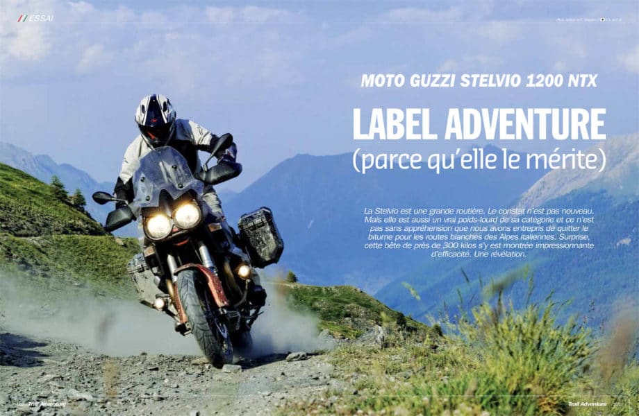 Essai Moto Guzzi Stelvio 1200 NTX