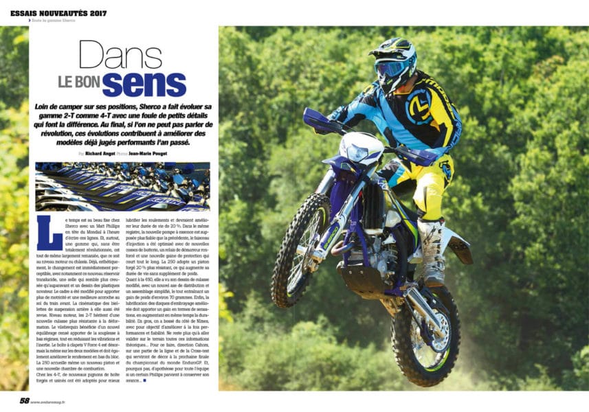 Essai Sherco 2017