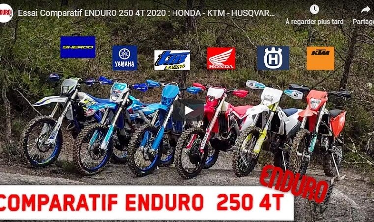 comparatif 250 4t 2020