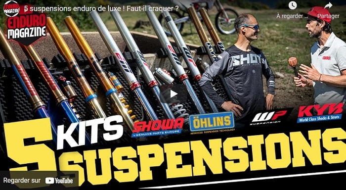 cinq kits suspensions haut de gamme