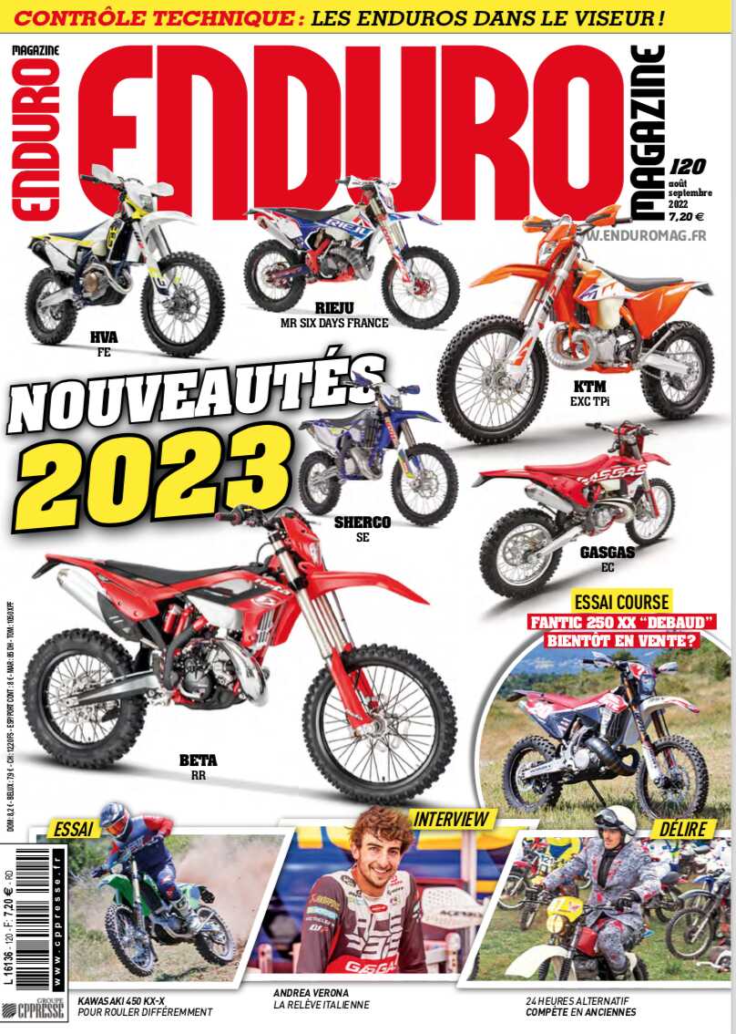 couverture Enduro Magazine #120