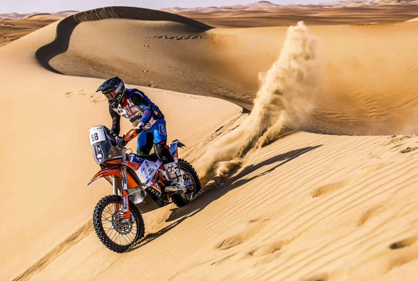 Mason Klein au rallye Dakar 