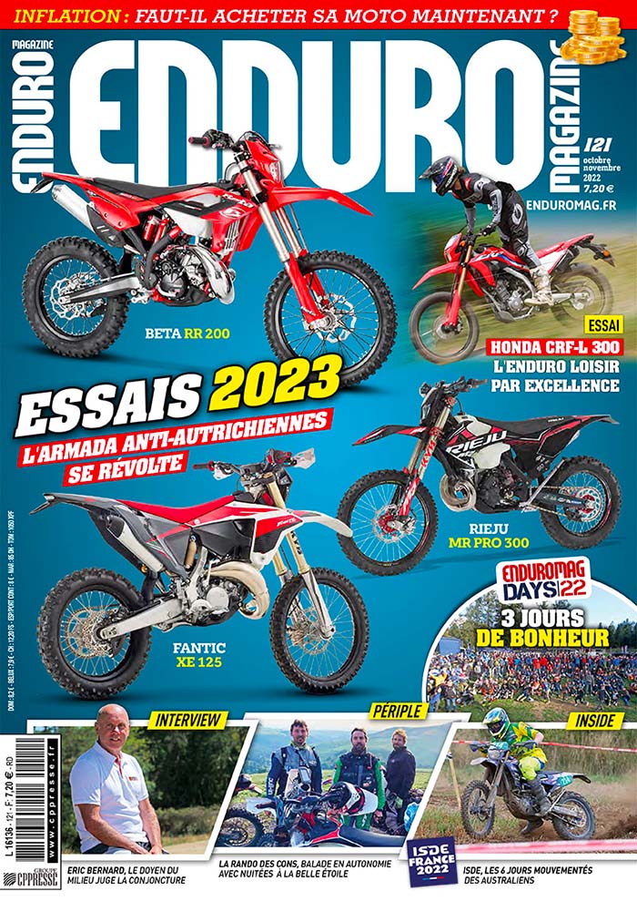 couverture Enduro Magazine 121